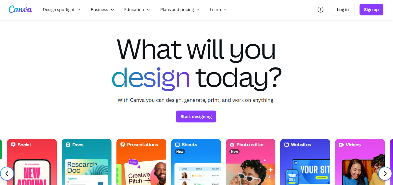 Graphic Design Tool Canva