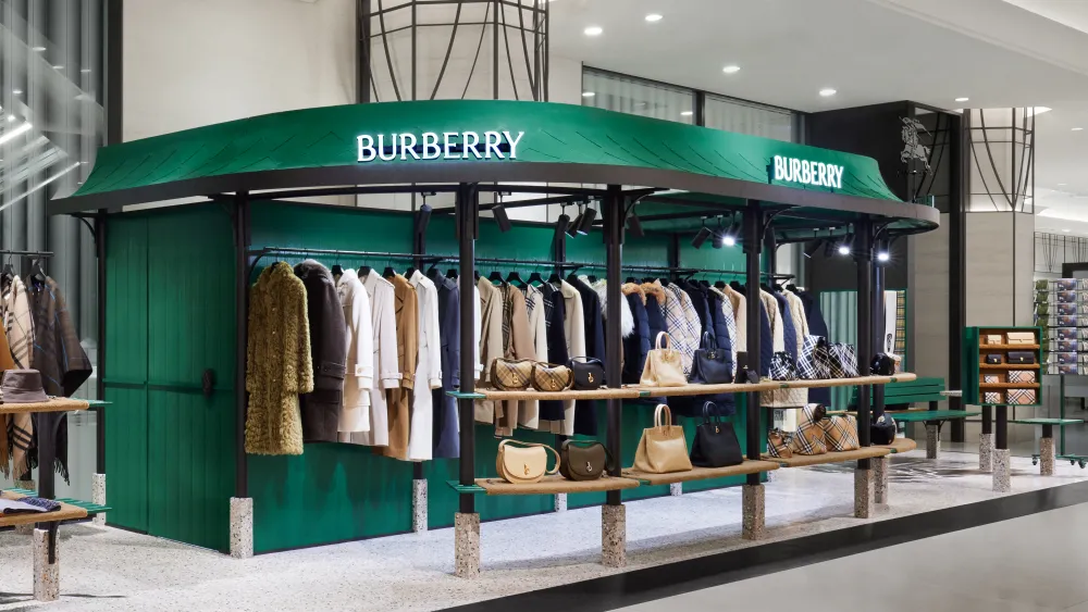 Burberry pop-up store