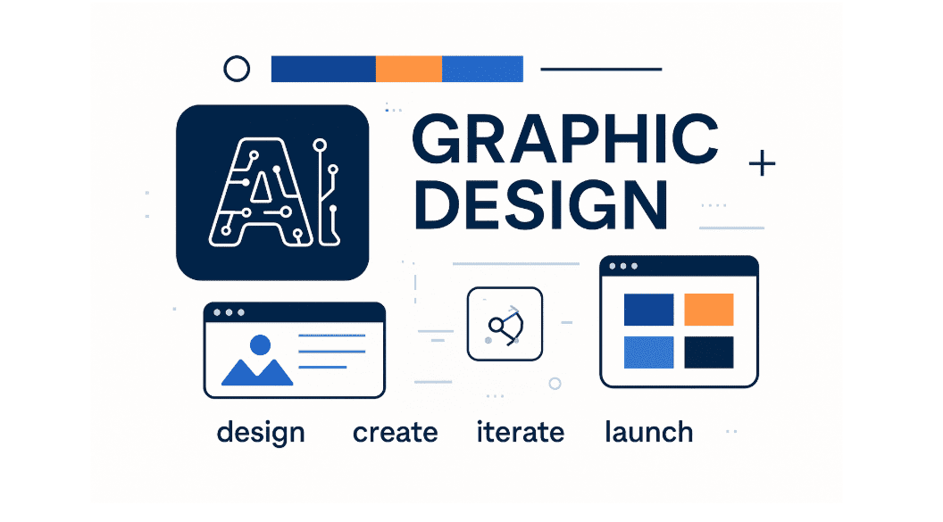 The workflow of AI in graphic design