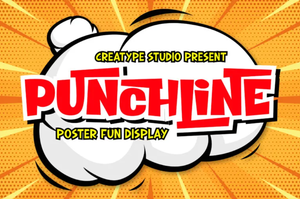12. Punchline Poster Display