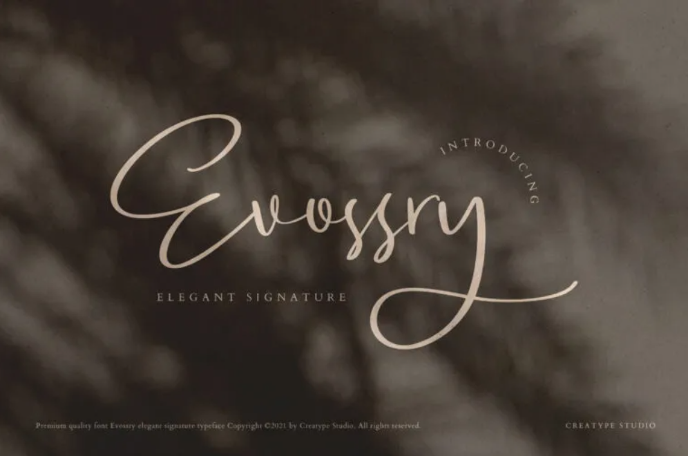 15. Evossry Elegant Signature
