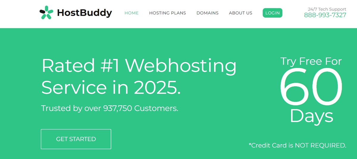 HostBuddy promo banner offering a 60-day free trial