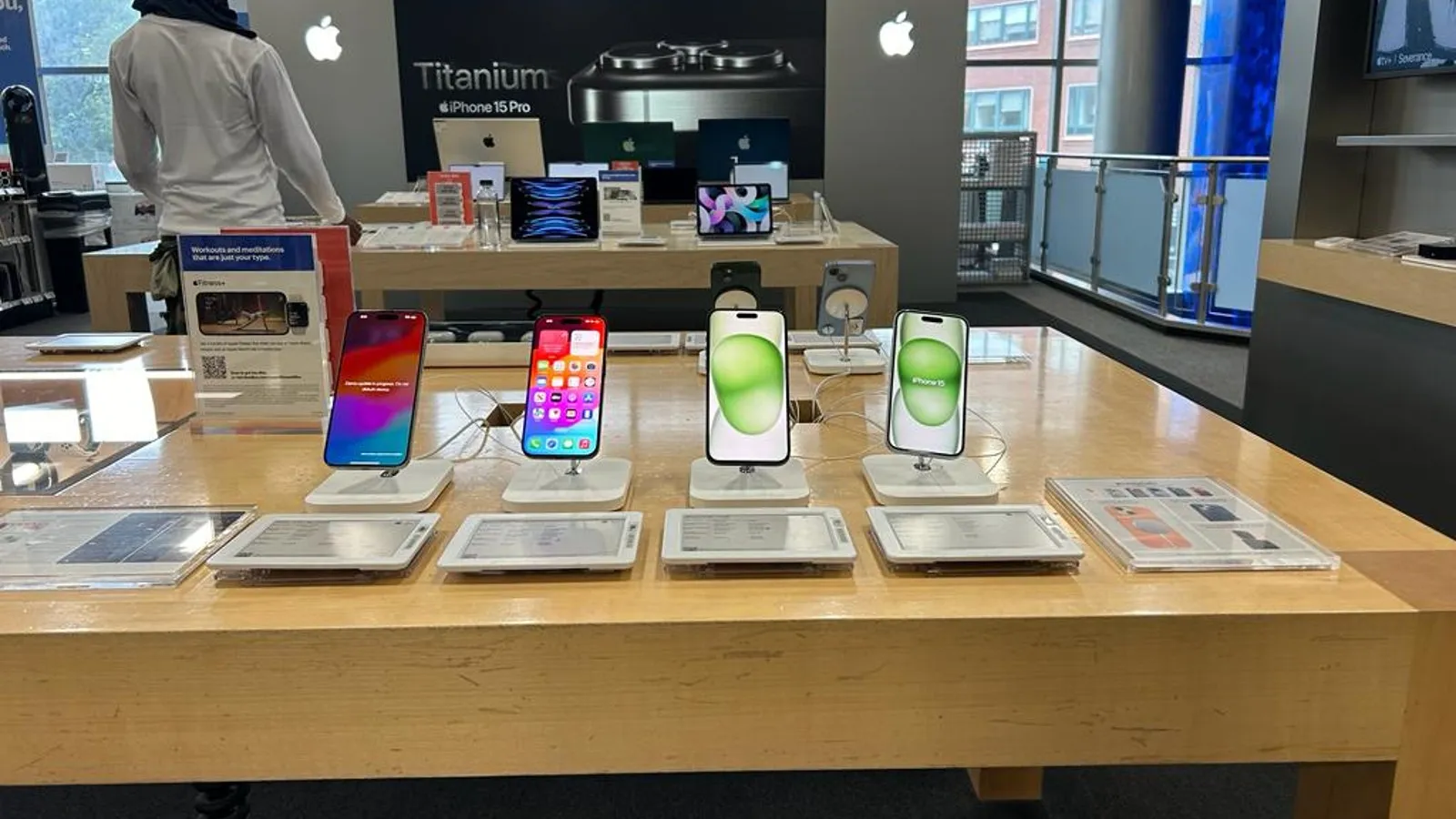 Apple product demo zone