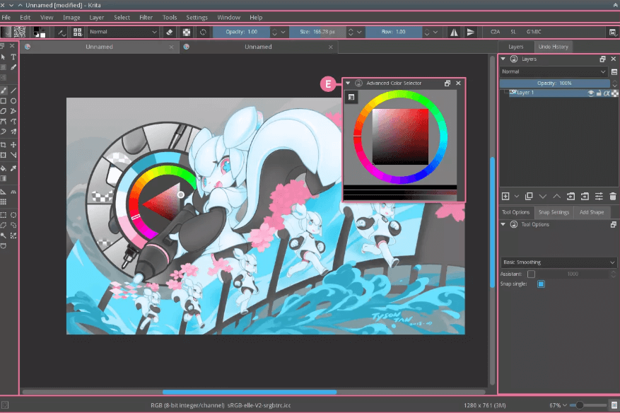 Drawing Tools for Digital Art